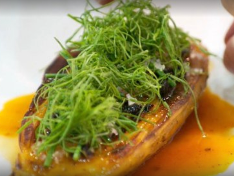 Braised Eggplant with Saltbush